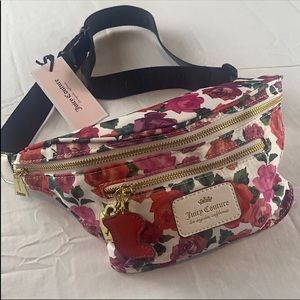 AUTHENTIC Floral print Juicy Couture Fanny pack